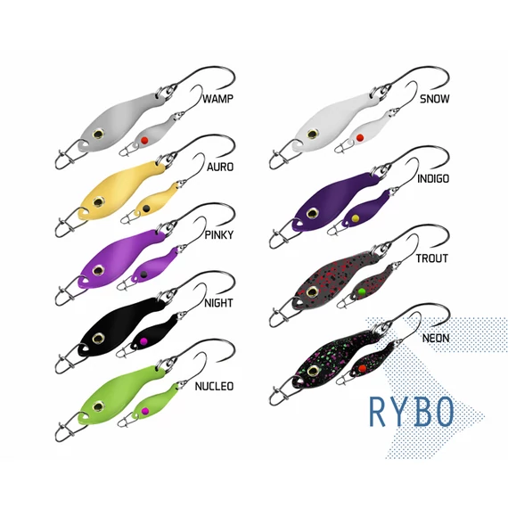 Villantó Delphin RYBO 0.5g NIGHT Hook #8 Snap 00