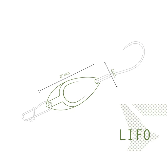 Villantó Delphin LIFO 2.5g NUCLEO Hook #8 Snap 00
