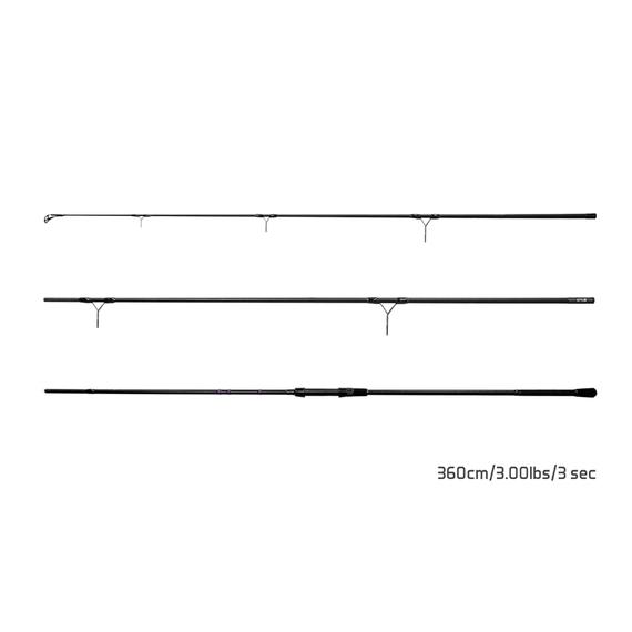 Delphin CORSA BLACK Carp SiC 360cm/3.00lbs/3 rézs