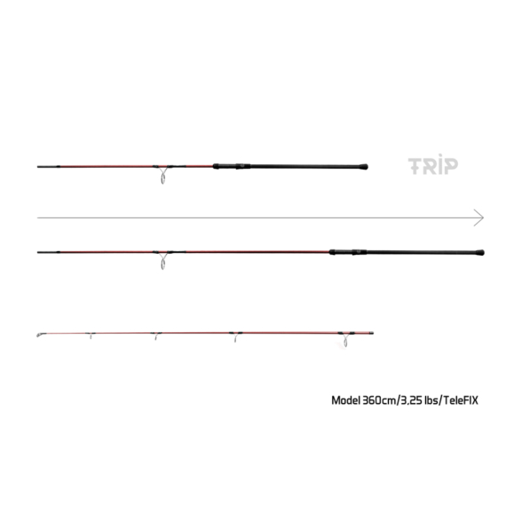 Delphin ETNA E3 TRIP 390cm/3.50lbs/TeleFIX