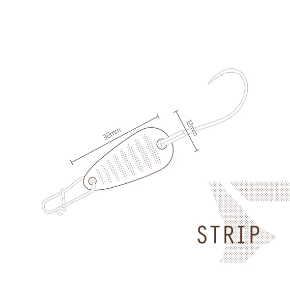 Villantó Delphin STRIP 7,5g PINKY hook #8