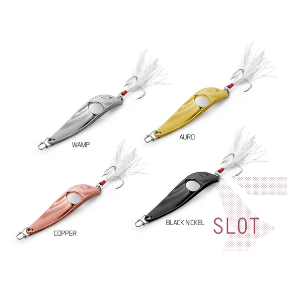 Villantó Delphin SLOT 20g BLACK NICKEL hook #4