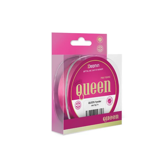 Delphin QUEEN Feeder / rózsaszín 0,20mm 3,4kg 5000m