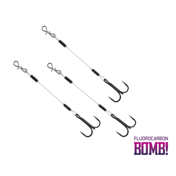 BOMB! Twisto RIGS Fluorocarbon / 3db #8/6cm