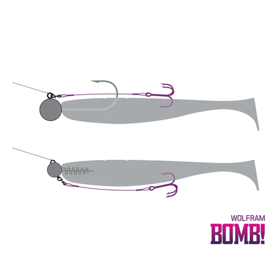 BOMB! Twisto RIGS Wolfram / 3db #4/10cm