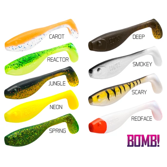 BOMB! Gumihal Fatty / 5db 12cm/SCARY