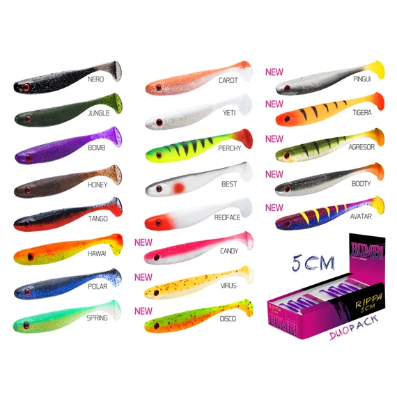 BOMB! Gumihal Rippa / 5db 5cm/SPRING