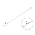 Kép 1/3 - Feeder kötött horog Delphin Proxi 8 Quickstop / 6db 8cm #8