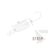 Kép 12/12 - Villantó Delphin STRIP 5g PERCH hook #10