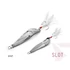 Kép 2/6 - Villantó Delphin SLOT 15g BLACK NICKEL hook #4